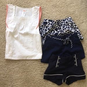 BUNDLE Gymboree Girls Shorts Size 6